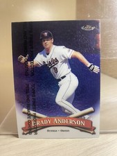 1998 Finest No-Protectors Baltimore Orioles Baseball Card #233 Brady Anderson