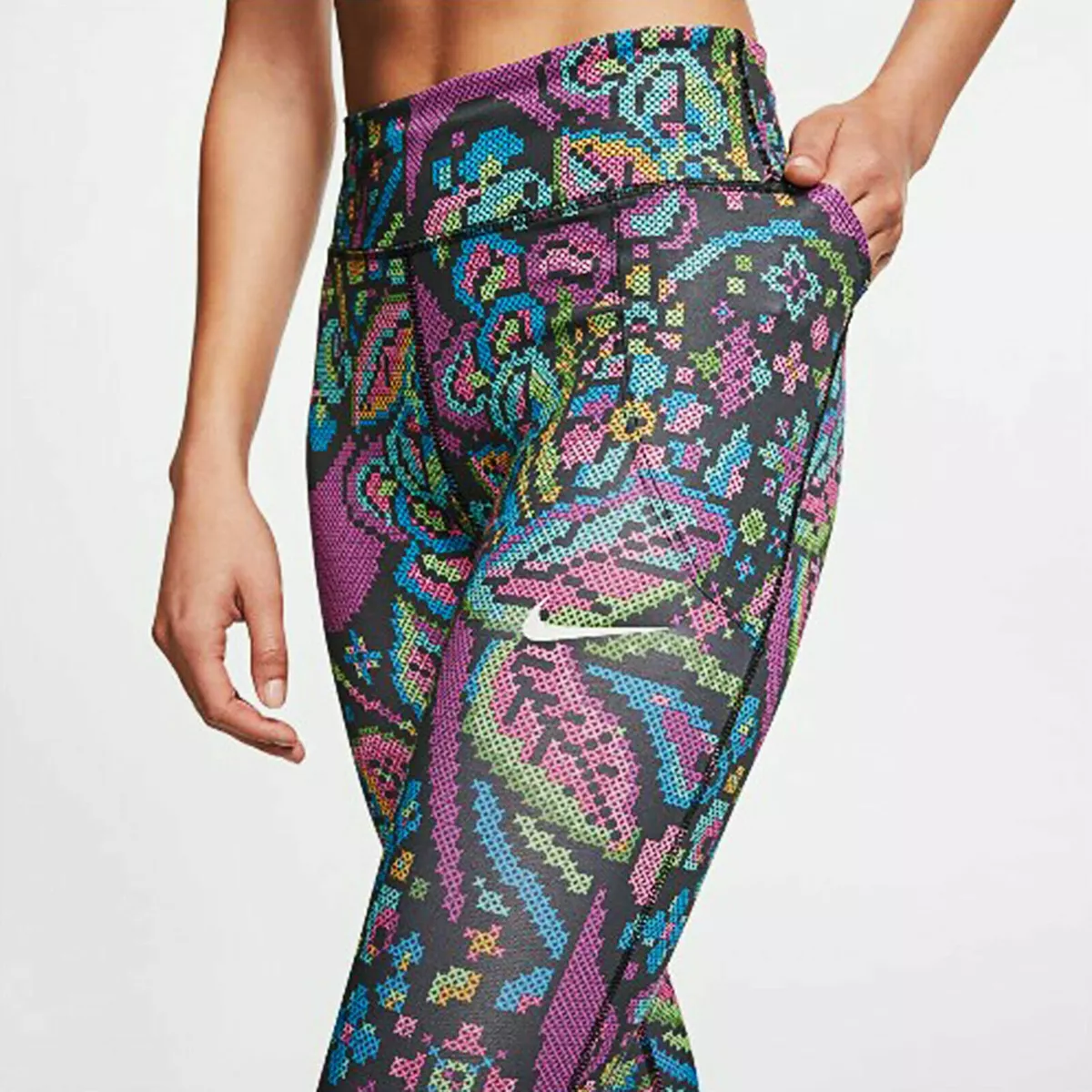 Womens nike sales patterned leggings