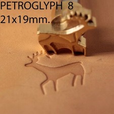 Leather Crafting Stamp Tool Crafts Brass Saddle Making Stamps DIY Petroglyph8