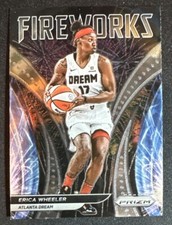 2022 WNBA Prizm Erica Wheeler Atlanta Dream Fireworks Card #2