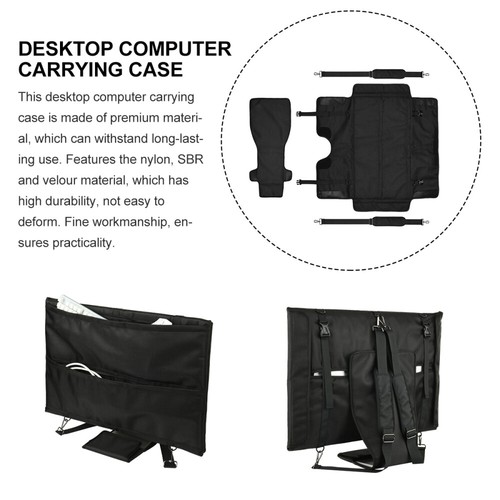 Protective Case Travel Portable Monitor Computer Carrying Bag - Afbeelding 11 van 12