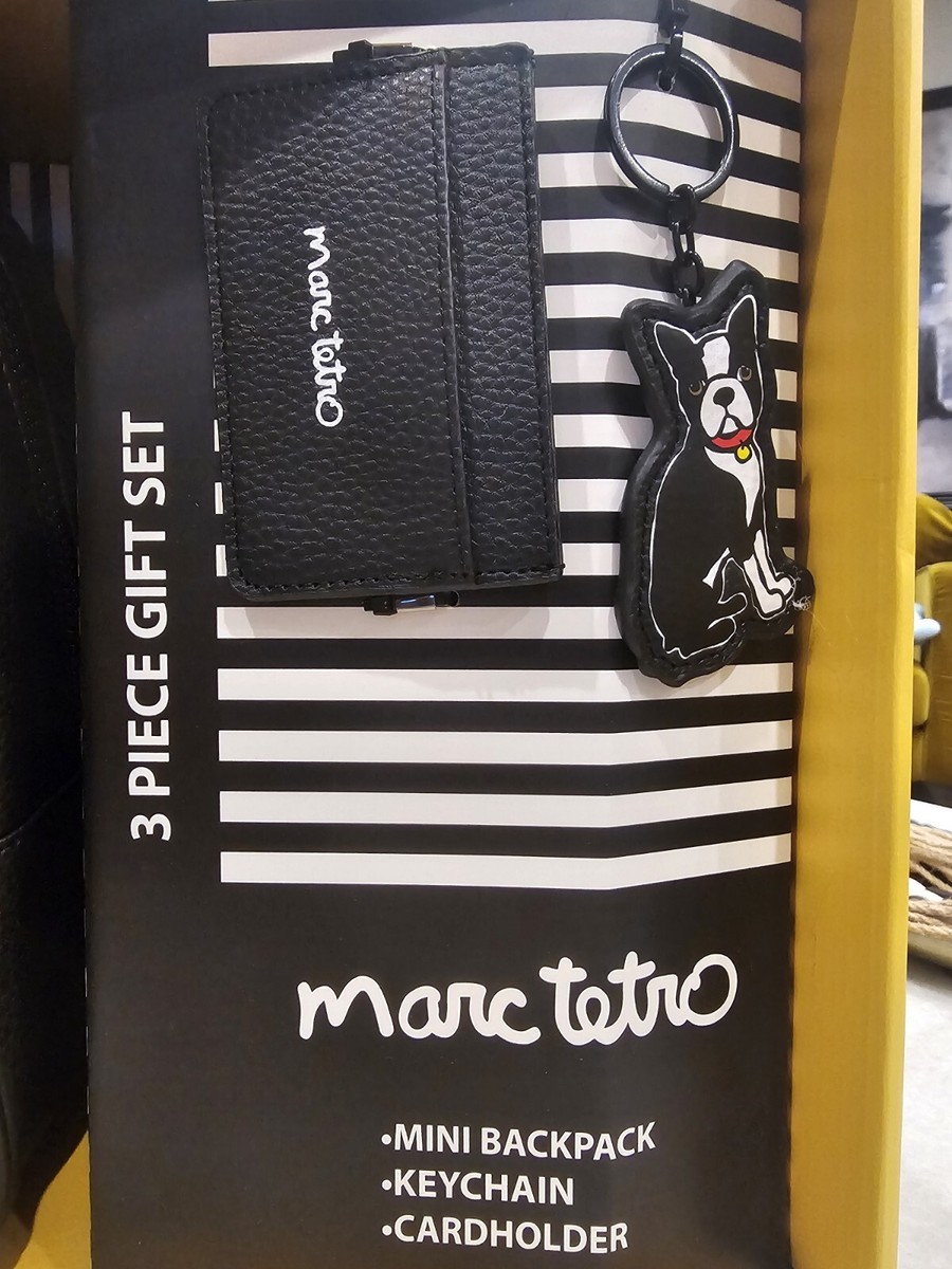 Marc Tetro 3 Piece Gift Set Mini Backpack , Keychain , Cardholder New In Box NEW!! Marc Tetro 3 Pc Gift Set Mini Backpack,keychain  main image 3