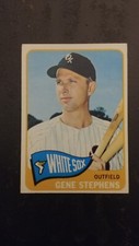 1965 Topps Baseball card # 498 Gene Stephens   ( VERY GOOD CONDITION)