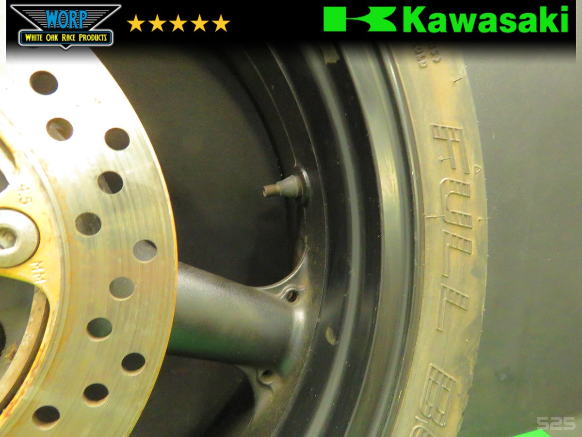 03-04 KAWASAKI ZX6-R REAR WHEEL HUB RIM ROTOR GENUINE OEM 41073