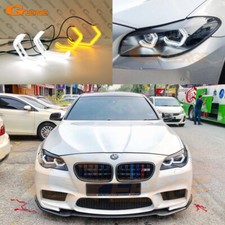 For Bmw F10 F11 F18 528i 523i 530i 535i M5 Led 3d Hex Led Angel Eyes Halo Rings