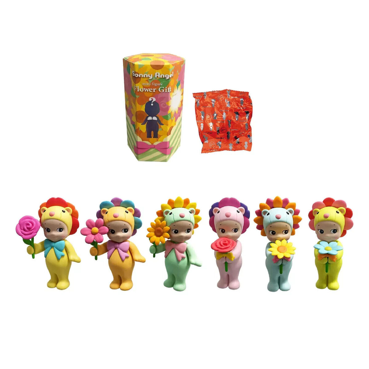 Sonny Angel ヒッパーズ フラワーシリーズ Sonny Angel Hippers Flower Gift Series Random One Blind Mini