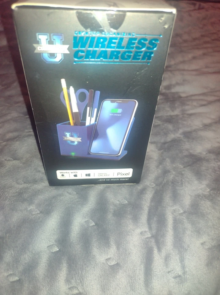 ARKANSAS RAZORBACKS Desktop Organizing Wireless Charger 🏈 /FREE SHIPPING USA - Image 4 of 4