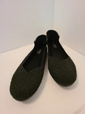 EASY SPIRIT E360 Esgibby Woven Stretch Slip On Ballet Shoes Size 10