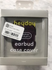 heyday For Apple AirPods 1st 2nd Gen Silicone Case Cover Purple Cheetah Print