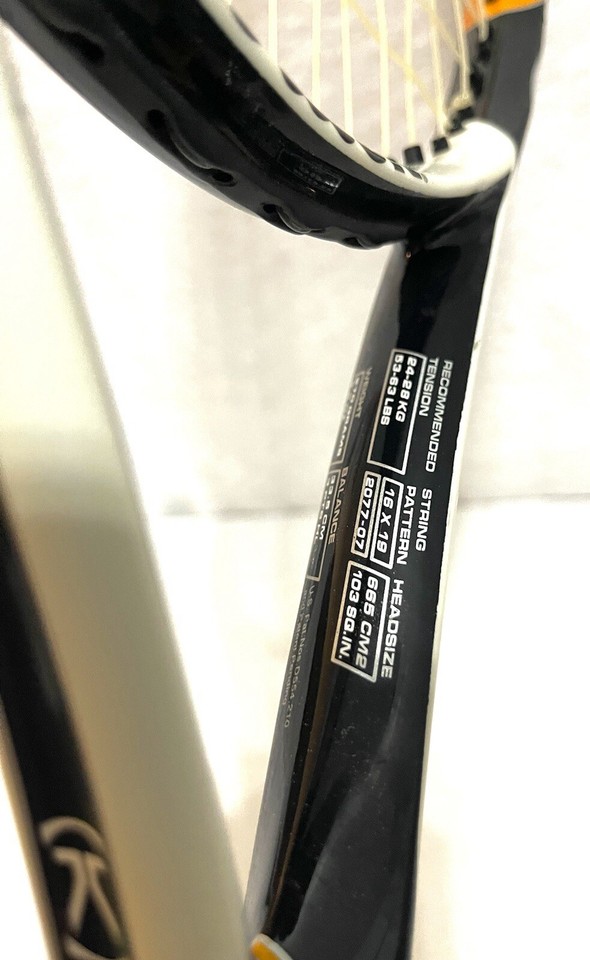 Wilson K Factor Tennis Racquet 4 1/2 9.5 oz Arophite Black | eBay