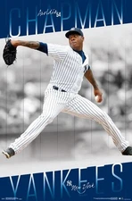 AROLDIS CHAPMAN - NEW YORK YANKEES POSTER - 22x34 MLB BASEBALL 15660