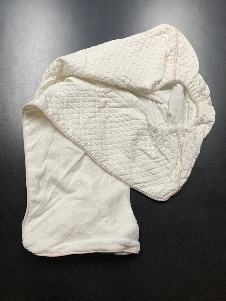 Винтажный комплект постельного белья матлассе с бриллиантами под правую руку Restoration Hardware розовый  - Изображение 4 из 4