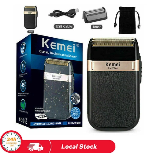 US Men's Electric Shaver Trimmer Razor Rechargeable Hair Beard Shaving Machine - Picture 2 of 15