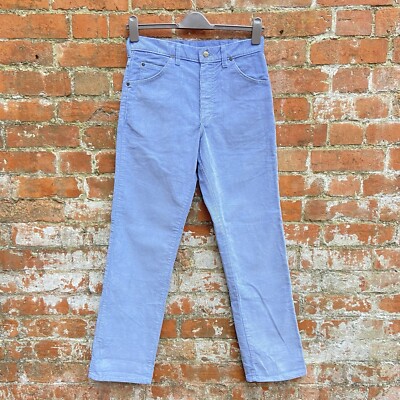 Lee Riders Vintage 80s Cord Jeans Herren W30 L32 Himmelblau Made In USA Kord