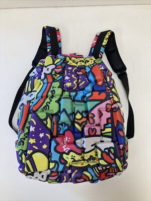 Brand New - Madpax Backpack book bag school colors Blok 3D Artipax Multicolor