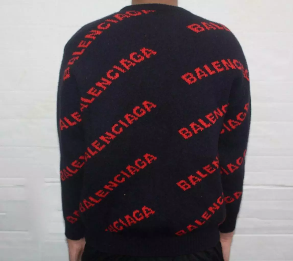 Balenciaga store red jumper