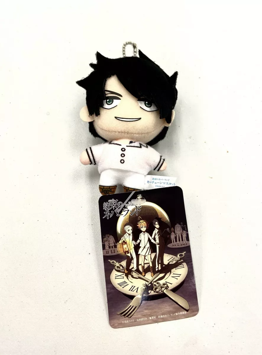 The Promised Neverland Anime Mini Mascot Cute Toy Plush Keychain Rei Ray  SG7881