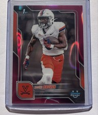 2025 Bowman University Chrome - Xavier Brown #79 Pink Lava Refractor (RC)