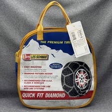 Vintage 1990s Les Schwab Quick Fit Diamond 1540 Snow Tire Chains Passenger Car