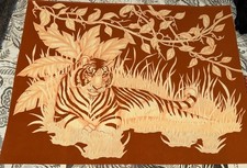 * TRI CHEM 2967!Bengal Tiger To Paint Or Use As Is 18x24&rdquo;
