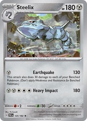 Steelix 125/182 Paradox Rift Reverse Holo Rare