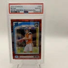 2024 Panini Don - Rated Rookie Bo Nix #369 Optic Preview Red Pandora Prizm (RC)
