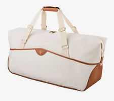 Wilson 2025 Roger Federer LAWN Duffle Bag Tennis Racket Racquet Bag Sports Cream