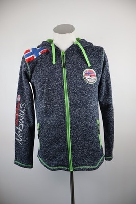 Nepulus Zip Sweatshirt Men XL Sports Jacket Vintage Fleece
