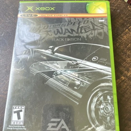 Need for Speed: Most Wanted Black Edition DVD, Case art, Manual ONLY Xbox NTSC