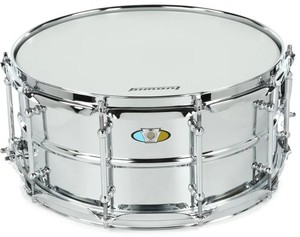 Ludwig Supralite Snare Drum - 6.5 inches x 14 inches, Polished