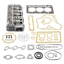 Complete Cylinder Head Assy w/ Full Gasket Kit for Kubota Tractor D1105 Engine