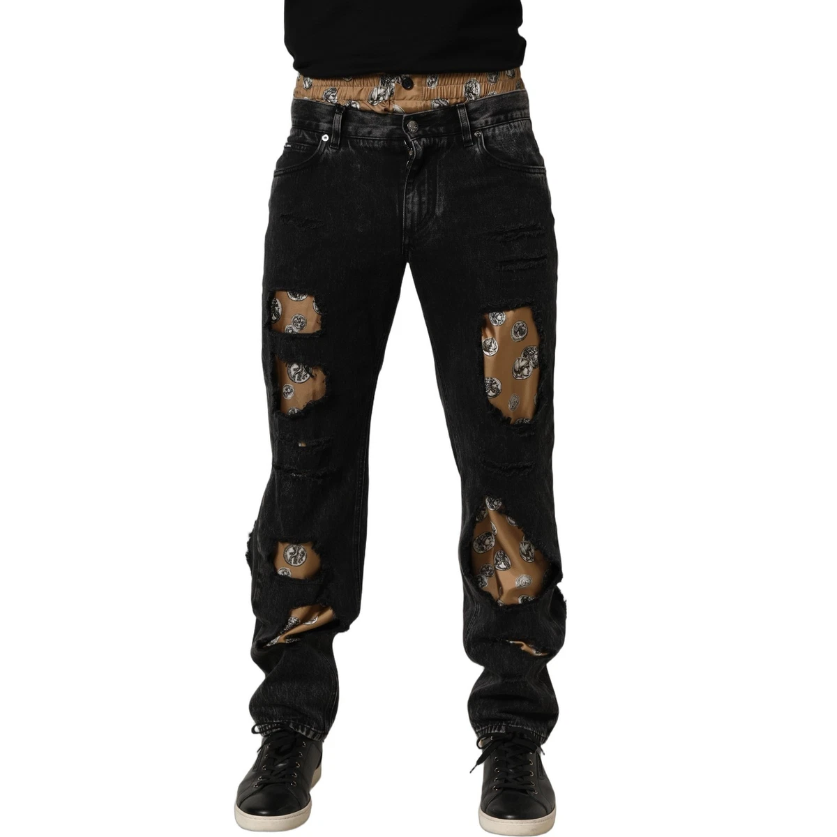 Dolce&Gabbana Black Jeans for Men for sale | eBay