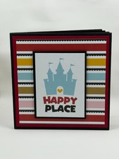 Disney Themed "Happy Place" Album/Journal 6" x 6"