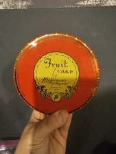 VTG‼ Wolferman’s Fruit Cake Tin Christmas Good Things To Eat Kansas City 