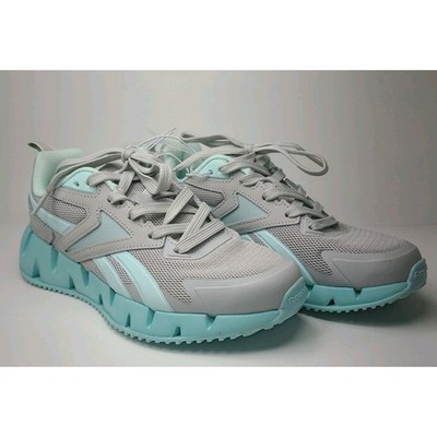 Reebok Zig Dynamica 4 Training Womans 7 Sneakers Gray Mint Running Gym Shoes