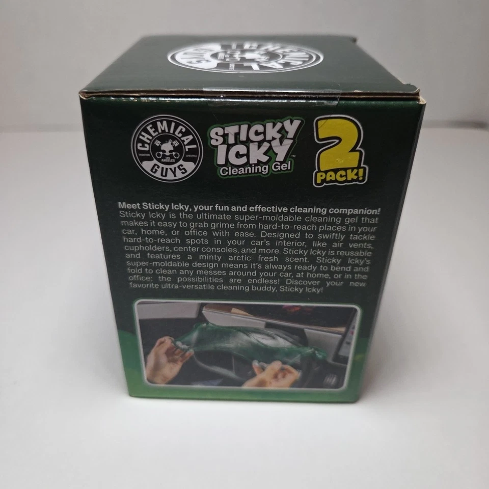Chemical Guys Sticky Icky Gel de Limpeza Artic Fresh Pacote com 2 - Imagem 2 de 4