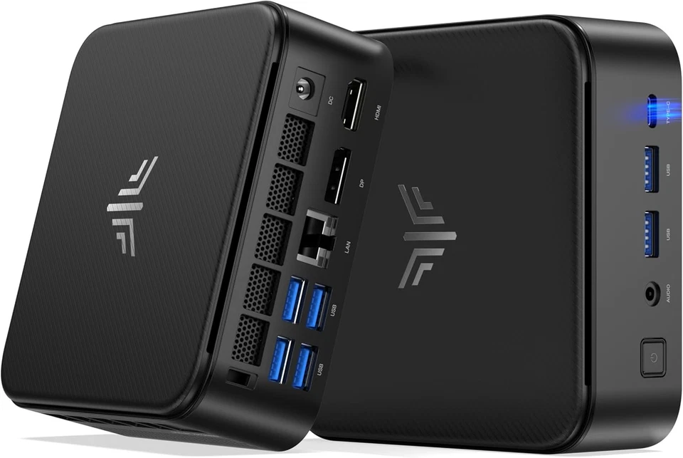 NiPoGi E3B Mini PC AMD Ryzen 7 5825U 16GB DDR4 512GB SSD WiFi6 BT Windows 11 Pro - Bild 2 von 4