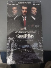 Goodfellas VHS, 1991 Warner Bros Home Video Sealed Watermark De Niro Liotta