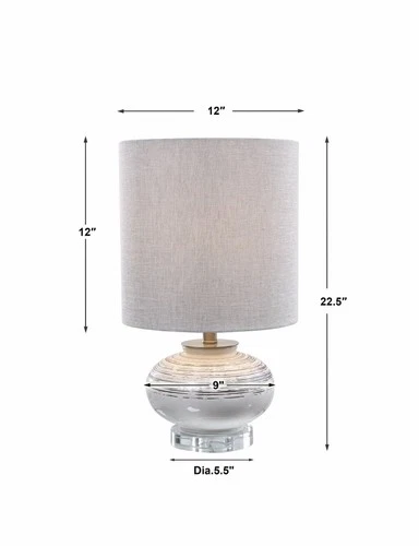 Lenta - 1 Light Accent Lamp - 12 inches wide by 12 inches deep Lamps Uttermost - Picture 3 of 9