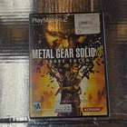 Konami Metal Gear Solid 3 Snake Eater PlayStation 2 Shooter Action Manual 2004
