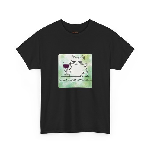 Weinliebhaber, Katze, lustig, Unisex, schwere Baumwolle, süßes Katzenshirt, Geschenk - Bild 10 von 13