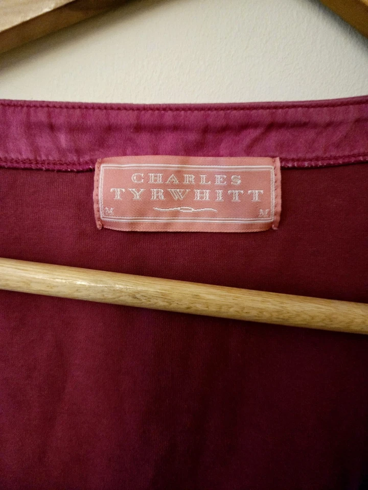 Camisa feminina Charles Tyrwhitt algodão tamanho M - Imagem 2 de 4