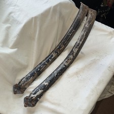 Rare Oem 1930-31 Model A Ford Front Fender Brackets Stamped Steel Pair Braces