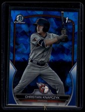 2023 Bowman Draft Sapphire Edition #BDC-180 Christian Knapczyk
