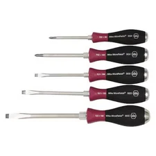 Wiha 53390 Demo Screwdriver Set, Slotted/Phillips, 5 Pcs