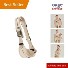 365 Lightweight Toddler Carrier in Cotton - Comfort for Babies 6-48M, Beige