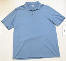 Kirkland Signature Polo Shirt Short Sleeve BLUE,SMALL NWT