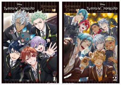 Disney Twisted-Wonderland Anthology Comic Vol.1-2 set Manga