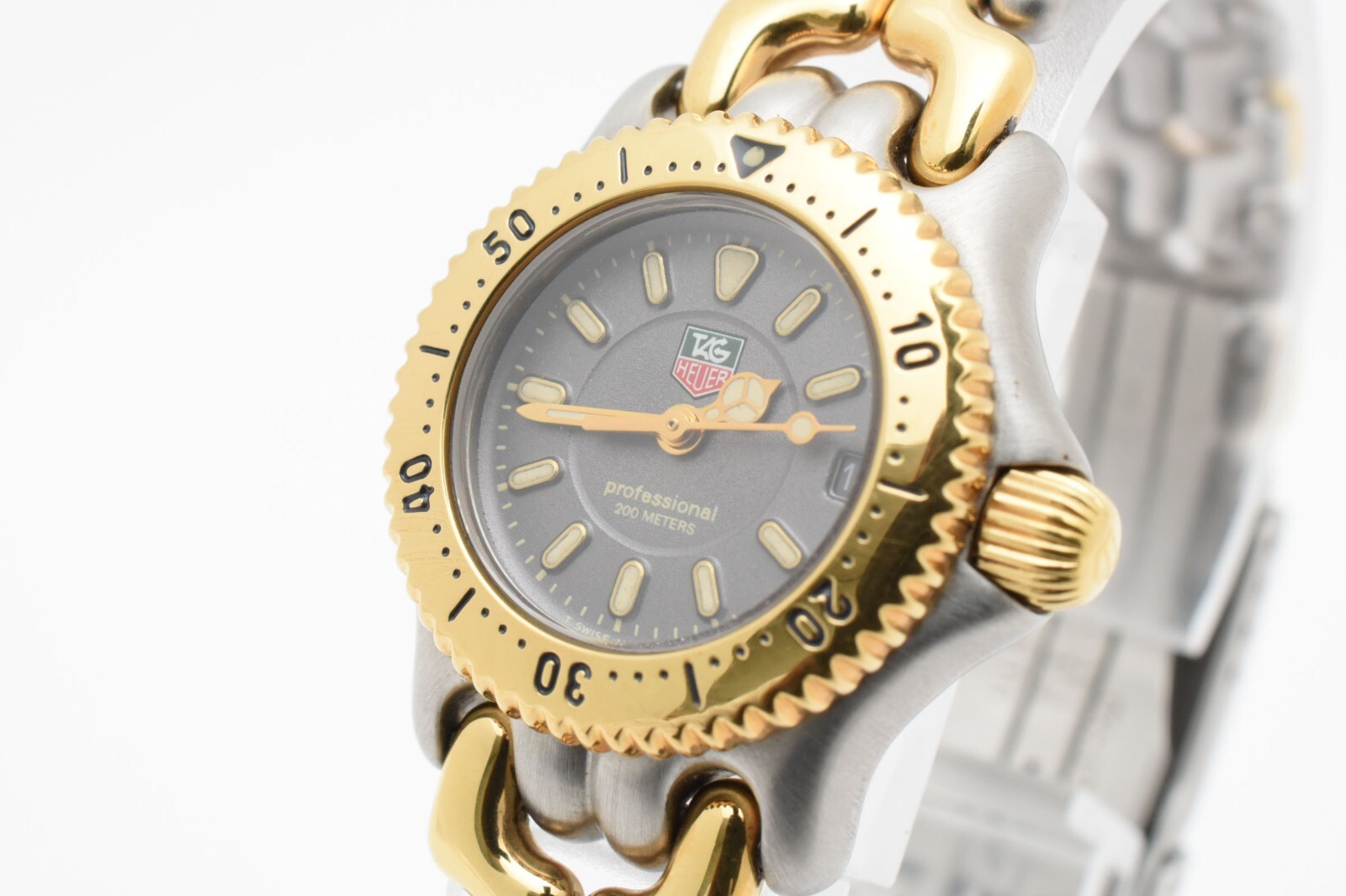 TAG Heuer S/el WG1420-0 Gray Dial Quartz Ladies Watch Near Mint Japanese Import