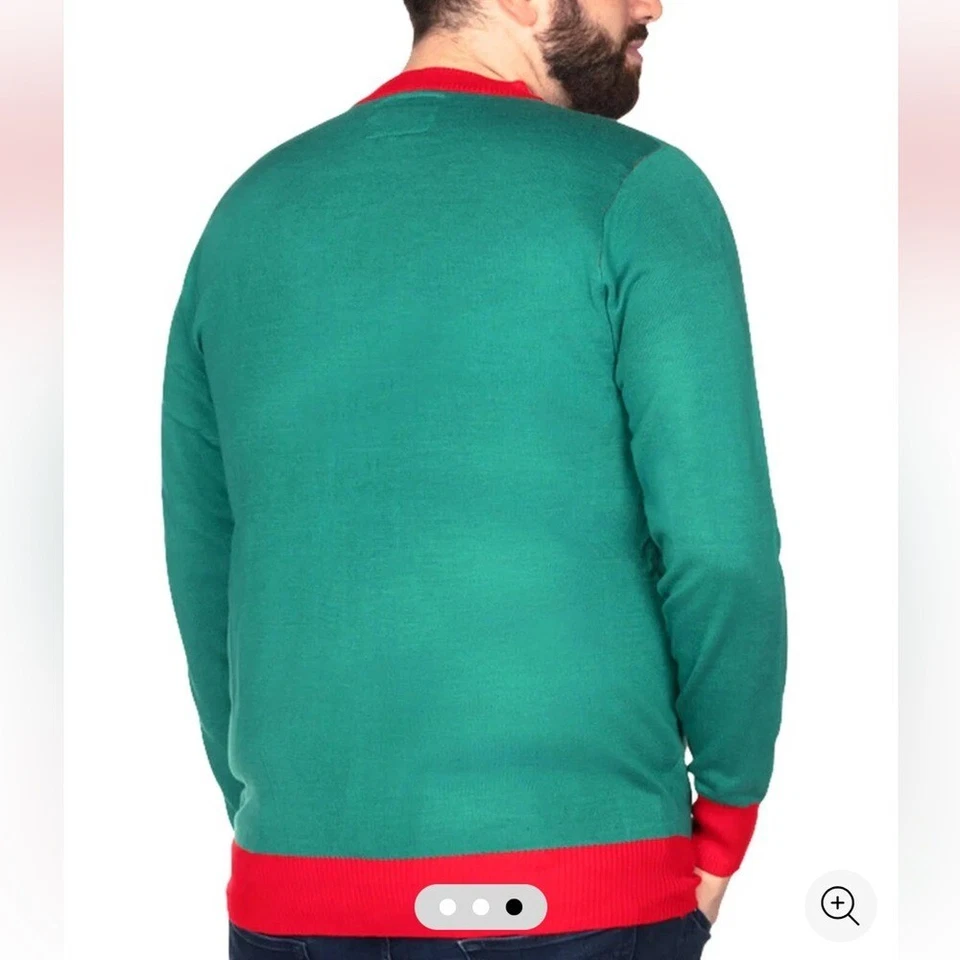 Suéter Feo Tipsy Elves Santa's Coming "That's What She Said" Gráfico Talla XXL Foto 2 de 4